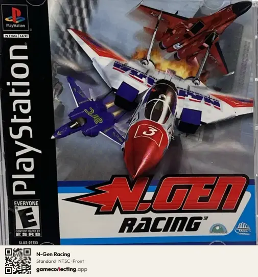 N-Gen Racing PlayStation, NTSC box front