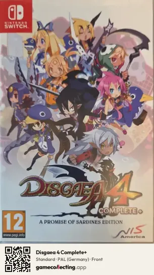 Disgaea 4 Complete+ Nintendo Switch, Germany box front