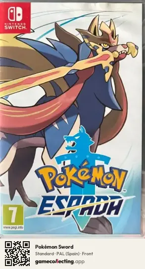 Pokémon Sword Nintendo Switch, Spain box front