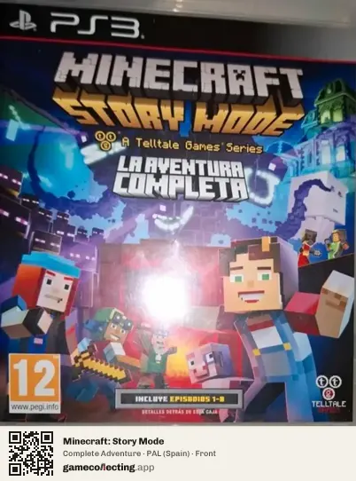Minecraft: Story Mode PlayStation 3, Spain box front