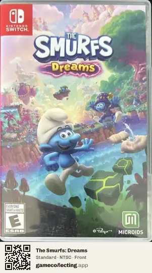 The Smurfs: Dreams Nintendo Switch, NTSC box front