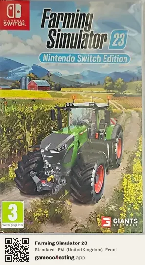Farming Simulator 23 Nintendo Switch, United Kingdom box front