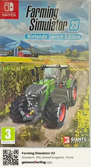 Farming Simulator 23 Nintendo Switch, United Kingdom box front