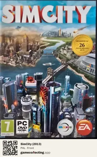 SimCity (2013) Computer, PAL box front