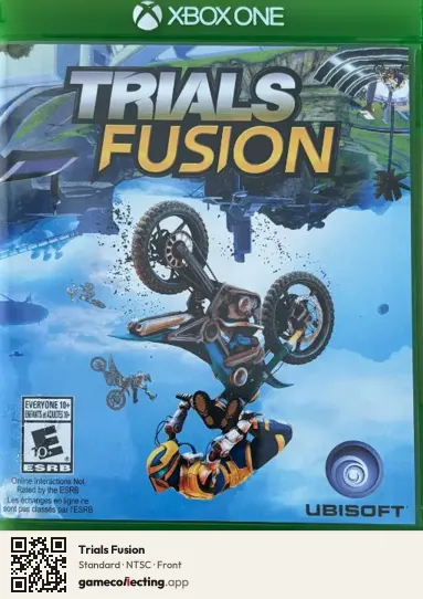 Trials Fusion Xbox One, NTSC box front