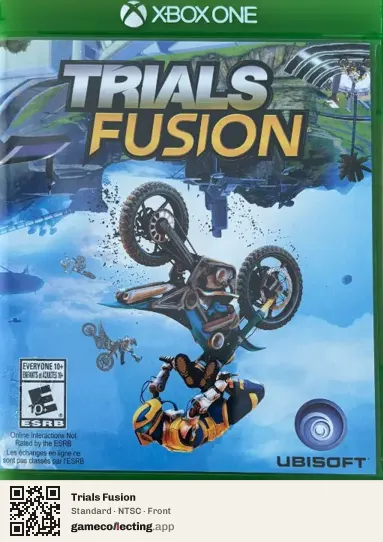 Trials Fusion Xbox One, NTSC box front
