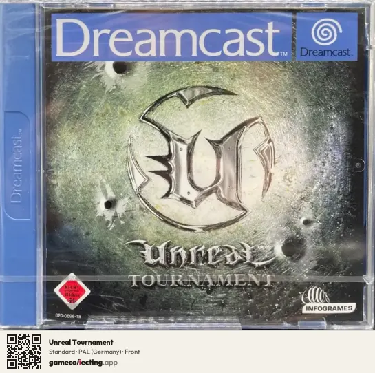Unreal Tournament Sega Dreamcast, Germany box front