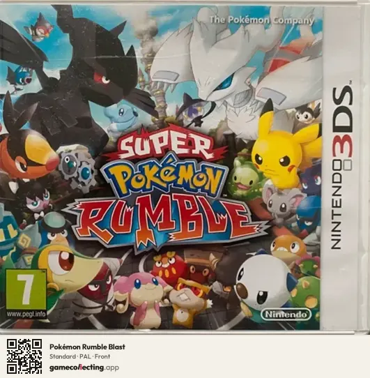 Pokémon Rumble Blast Nintendo 3DS, PAL box front