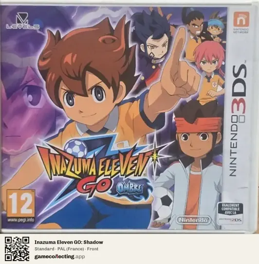 Inazuma Eleven GO: Shadow Nintendo 3DS, France box front