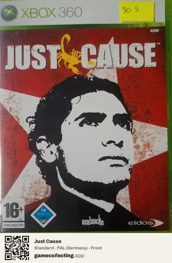 Just Cause Xbox 360, Germany box front