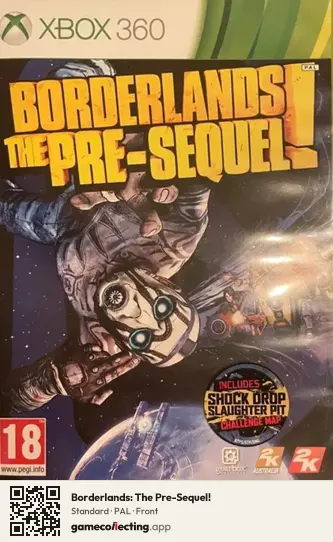Borderlands: The Pre-Sequel! Xbox 360, PAL box front