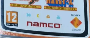 Namco Museum Battle Collection, the PEGI square on its front