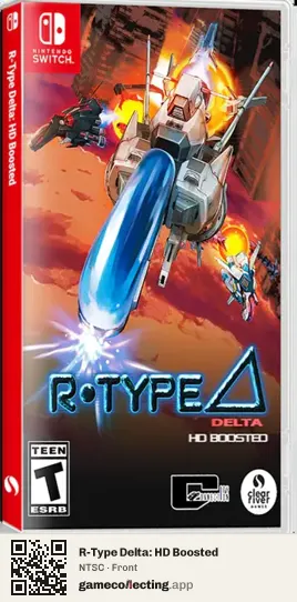 R-Type Delta: HD Boosted Nintendo Switch, NTSC box front