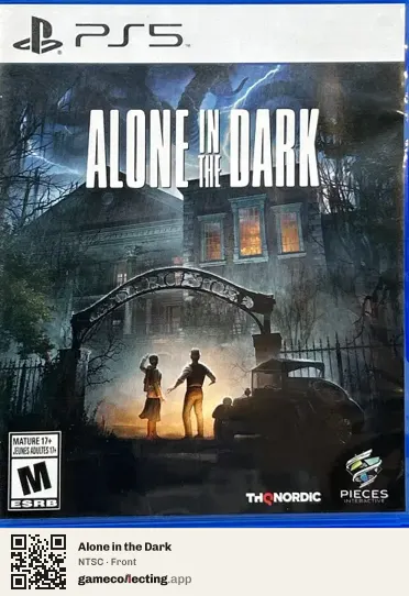 Alone in the Dark PlayStation 5, NTSC box front