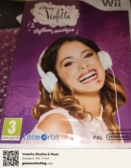 Violetta: Rhythm & Music Nintendo Wii, PAL box front