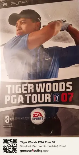 Tiger Woods PGA Tour 07 PlayStation Portable, Nordic countries box front