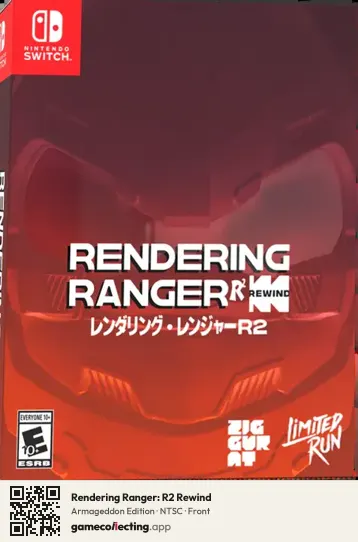 Rendering Ranger: R2 Rewind Nintendo Switch, NTSC box front