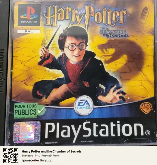 Harry Potter and the Chamber of Secrets PlayStation, France box front