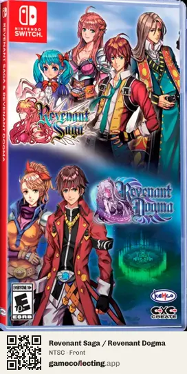 Revenant Saga / Revenant Dogma Nintendo Switch, NTSC box front