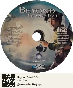 Beyond Good & Evil Computer, PAL disc