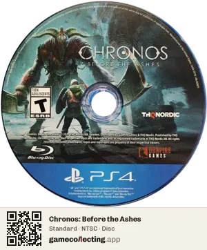 Chronos: Before the Ashes PlayStation 4, NTSC disc