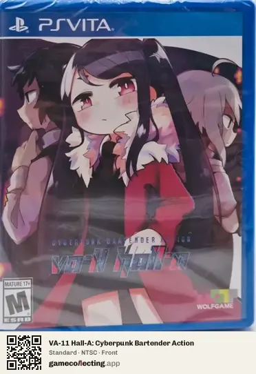 VA-11 Hall-A: Cyberpunk Bartender Action PlayStation Vita, NTSC box front