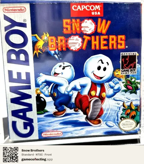 Snow Brothers Game Boy, NTSC box front