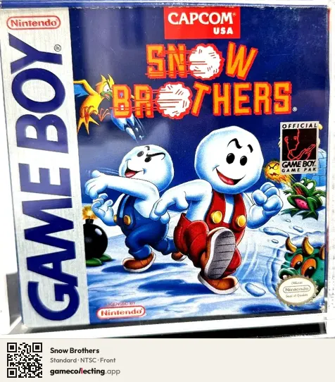 Snow Brothers Game Boy, NTSC box front