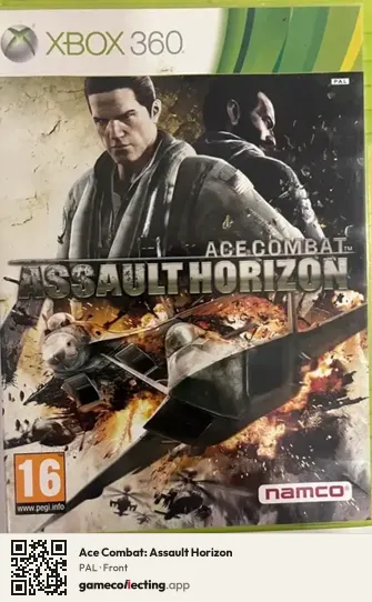 Ace Combat: Assault Horizon Xbox 360, PAL box front