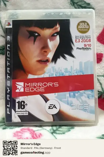 Mirror's Edge PlayStation 3, Germany box front