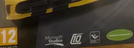Forza Horizon, the PEGI square on its front