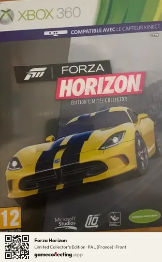 Forza Horizon Xbox 360, France box front
