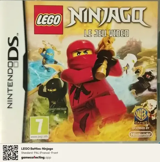 LEGO Battles: Ninjago Nintendo DS, France box front