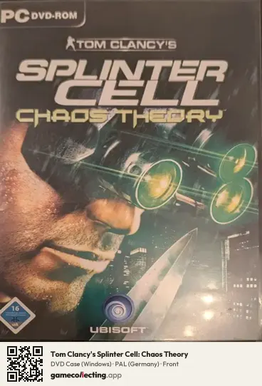 Tom Clancy's Splinter Cell: Chaos Theory Computer, Germany box front