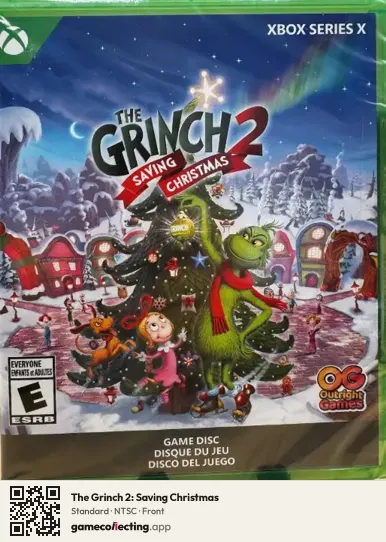 The Grinch 2: Saving Christmas Xbox Series X, NTSC box front