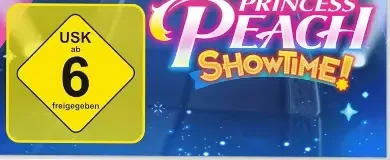 Princess Peach: Showtime!, the USK square on its front
