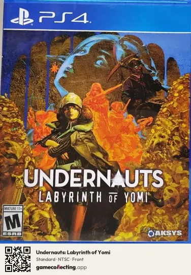 Undernauts: Labyrinth of Yomi PlayStation 4, NTSC box front