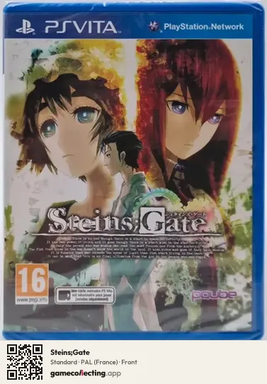 Steins;Gate PlayStation Vita, France box front