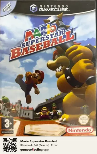 Mario Superstar Baseball Nintendo GameCube, France box front