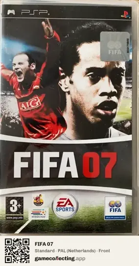 FIFA 07 PlayStation Portable, Netherlands box front