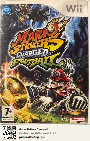 Mario Strikers Charged Nintendo Wii, Netherlands box front