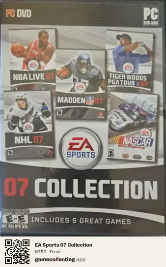 EA Sports 07 Collection Computer, NTSC box front