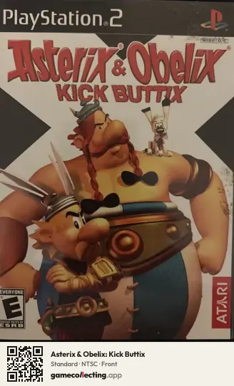 Asterix & Obelix: Kick Buttix PlayStation 2, NTSC box front