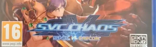 SNK vs. Capcom: SVC Chaos, the PEGI square on its front
