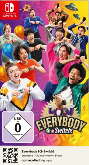 Everybody 1-2-Switch! Nintendo Switch, Germany box front