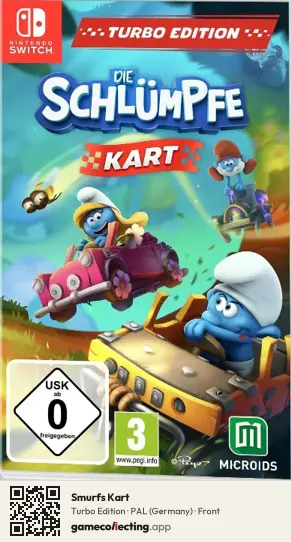 Smurfs Kart Nintendo Switch, Germany box front