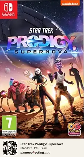 Star Trek Prodigy: Supernova Nintendo Switch, PAL box front
