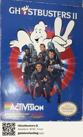 Ghostbusters II Nintendo Entertainment System, NTSC box front