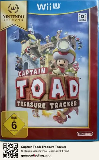 Captain Toad: Treasure Tracker Nintendo Wii U, Germany box front