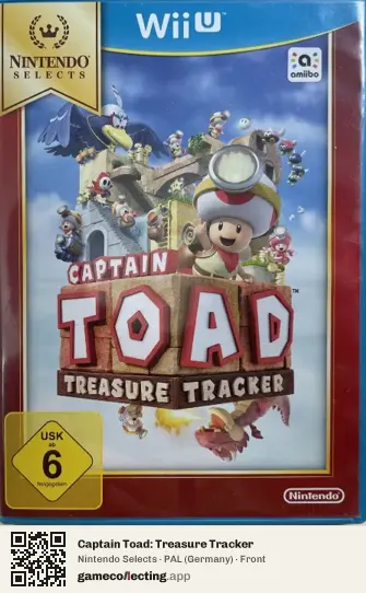 Captain Toad: Treasure Tracker Nintendo Wii U, Germany box front